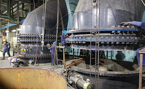 鑫利管道公司向鹽都9個重大項目提供管道配件