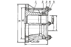 鋼制傳力接頭分解圖