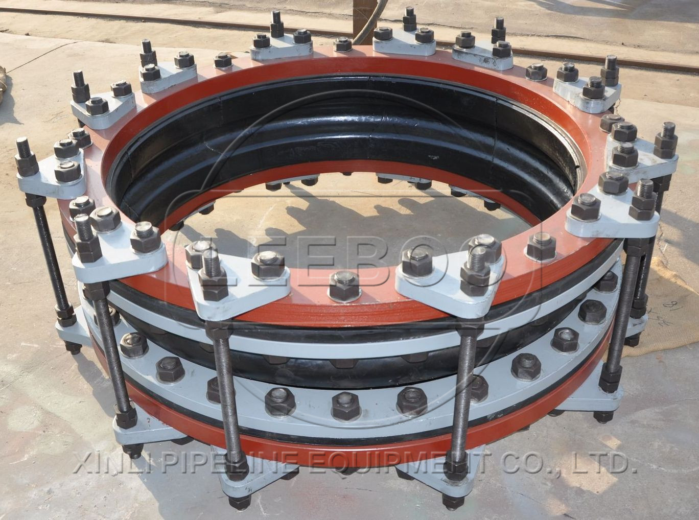 北京市懷柔區(qū)大口徑限位橡膠接頭發(fā)貨圖